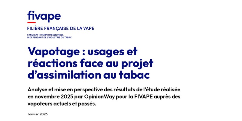 sondage fivape 2026 blog le petit vapoteur 